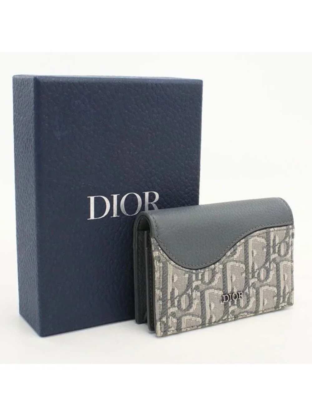 Dior Business Card Holder Saddle Oblique